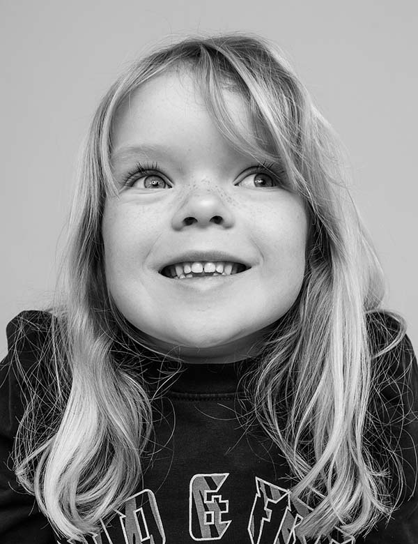 Kindermodel met rood haar Jolien