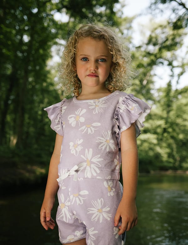 Kindermodel met blond haar Jools