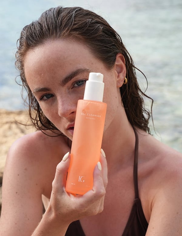 Model met rossig haar Julia Kr.