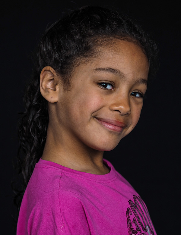 Kindermodel met krullen Juliette