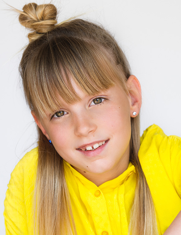 Kindermodel blond haar jutta