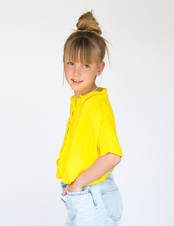 Kindermodel blond haar Jutta