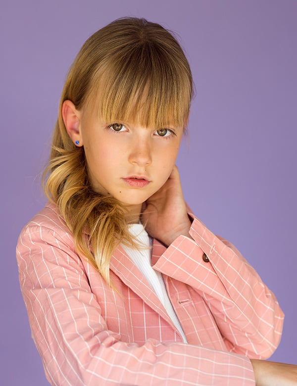 Kindermodel blond haar Jutta