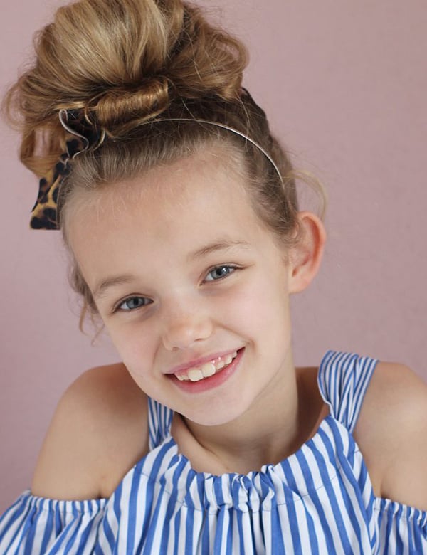 Model Kindermodel blond haar juultje