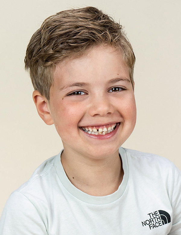 Kindermodel kort haar kaan