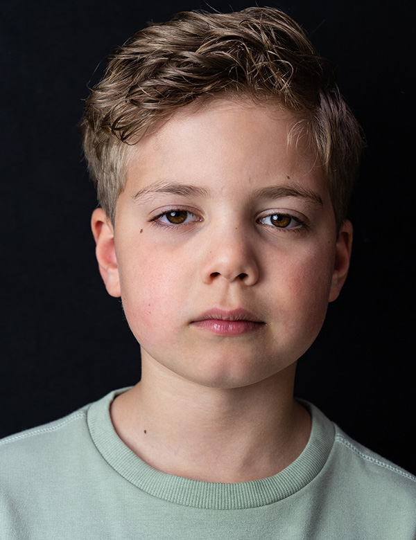 Kindermodel kort haar Kaan