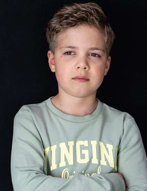 Kindermodel kort haar Kaan