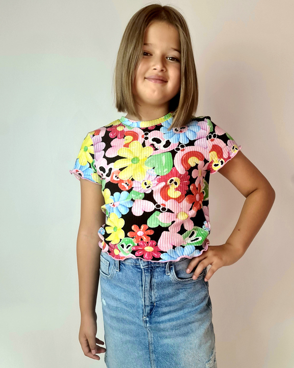 Kindermodel met bruin haar Kaya V.