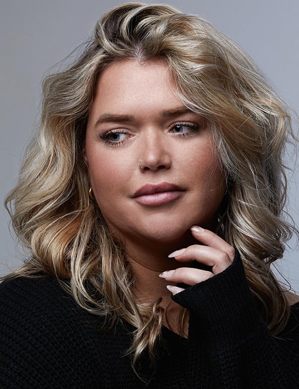 Plus-size model kelly