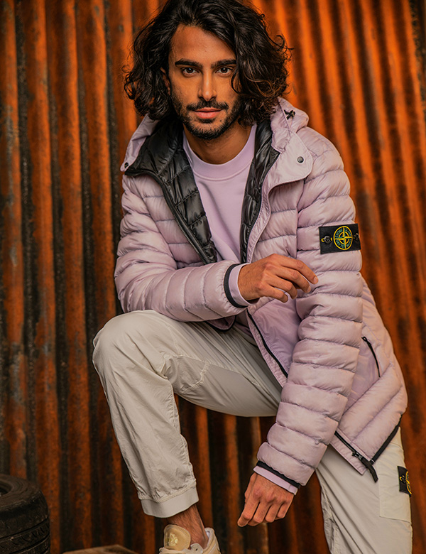 Mannelijk model met bruin haar Kerem