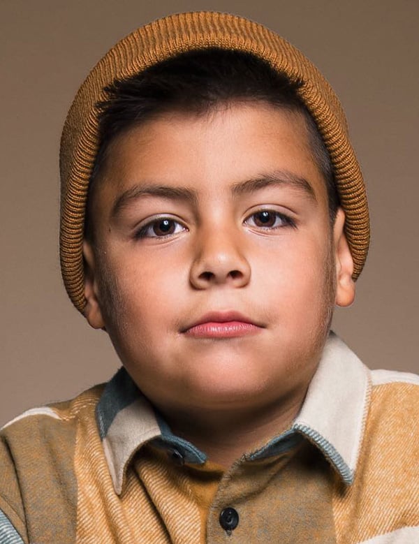 Model Kindermodel met zwart haar kilian