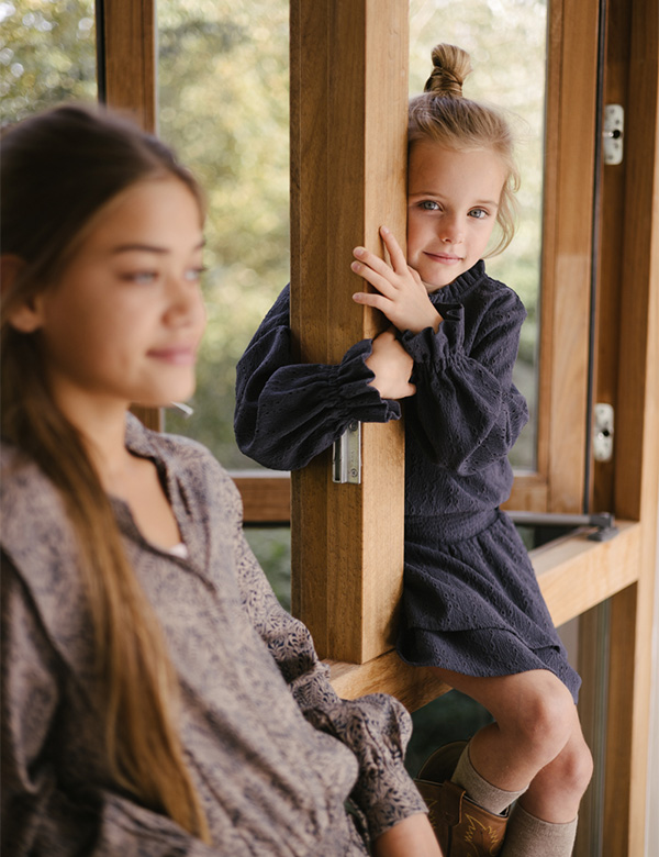 Vrouwelijk model met blond haar Tirza K.