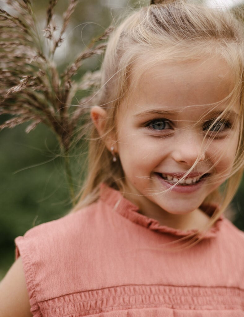 Vrouwelijk model met blond haar Tirza K.