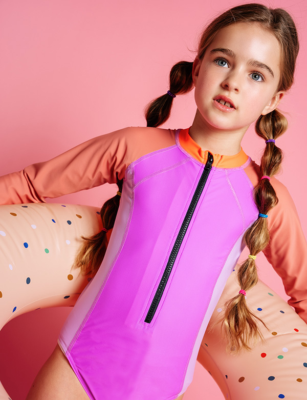 Kindermodel bruin haar Lara