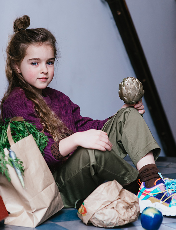Kindermodel met lang haar Lara