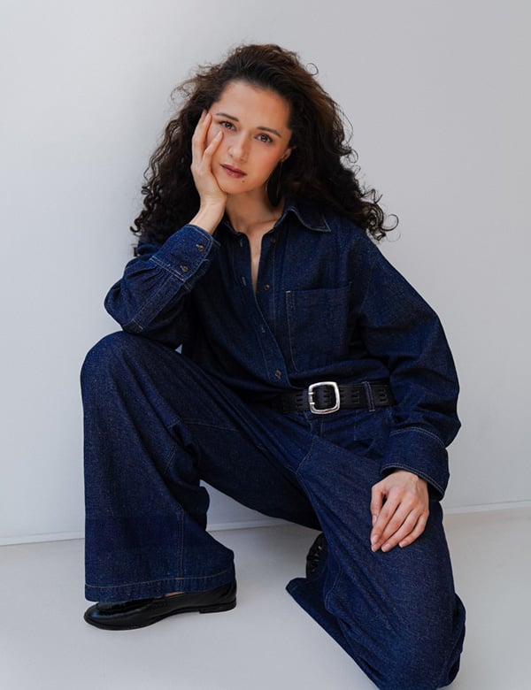 Vrouwelijk model Laura Ma.