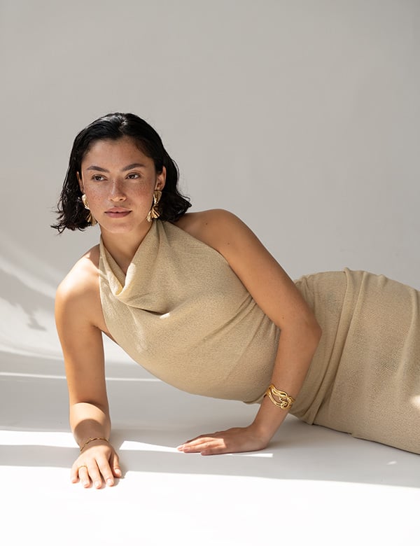 Vrouwelijk model met sproetjes Lauren J.