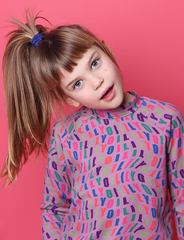 Kindermodel met bruin haar Laurie