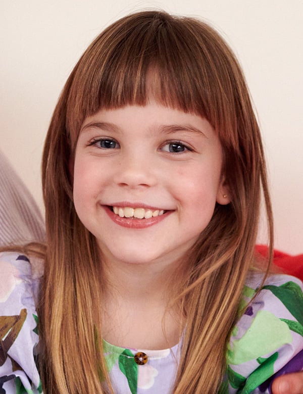 Model Kindermodel lang haar laurie