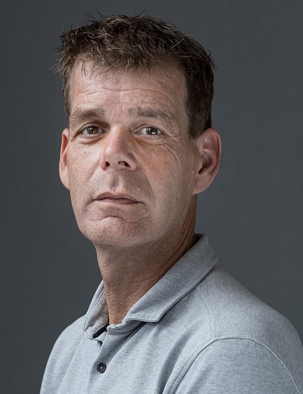 Mannelijk model met kort haar Leander