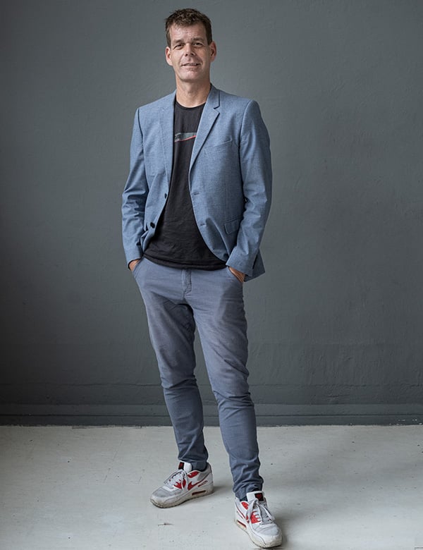 Mannelijk model met kort haar Leander