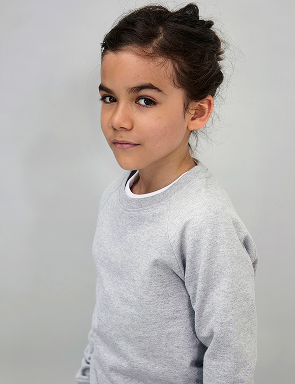 Kindermodel met bruin haar Leonardo