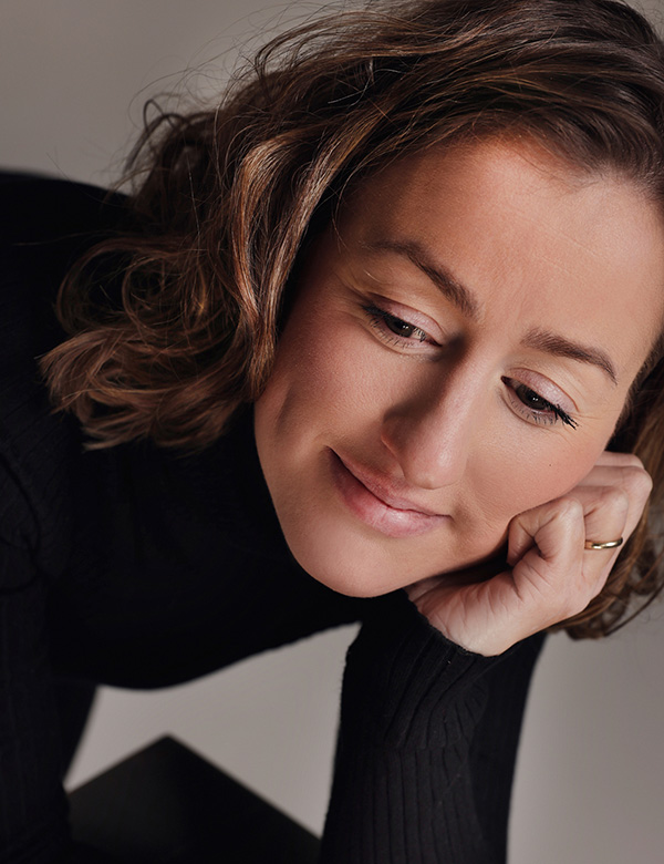 Vrouwelijk model met bruin haar Leonie L.