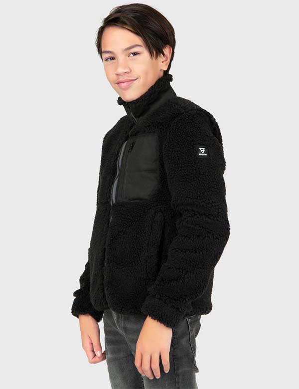 Kindermodel met donkerbruin haar Levi