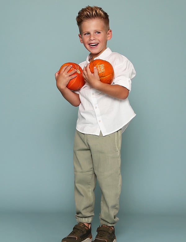 Kindermodel met blond haar Liam