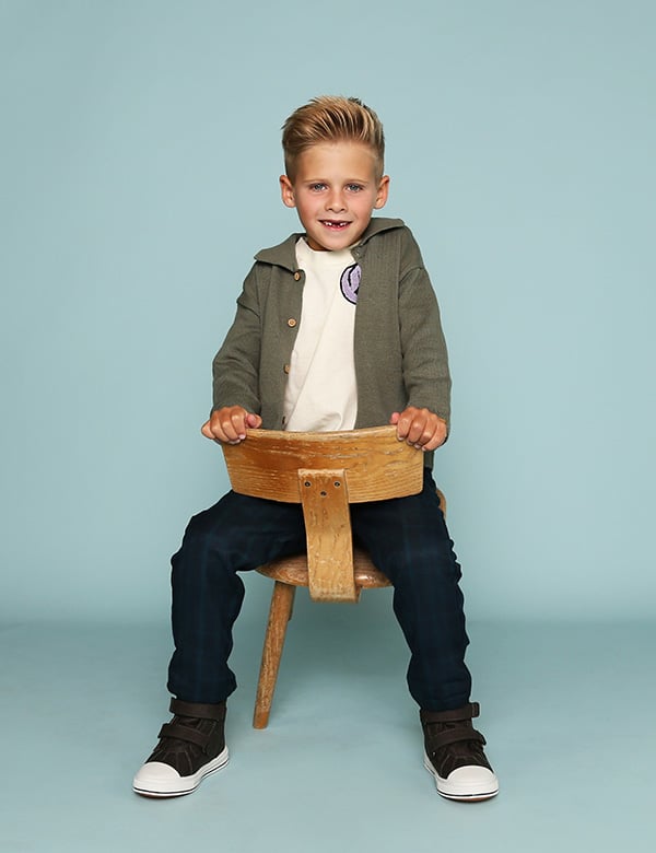 Kindermodel met blond haar Liam H.