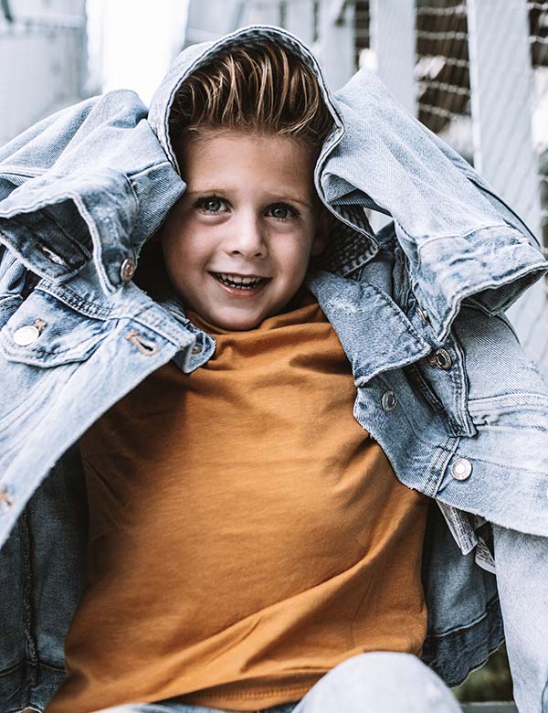 Kindermodel met blond haar Liam H.