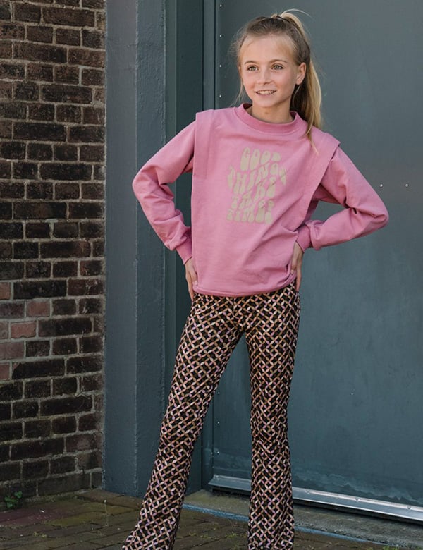 Kindermodel met blond haar Lieke