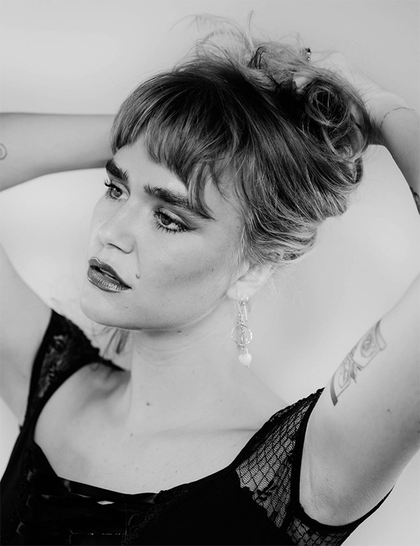 Vrouwelijk model Lindsy W.