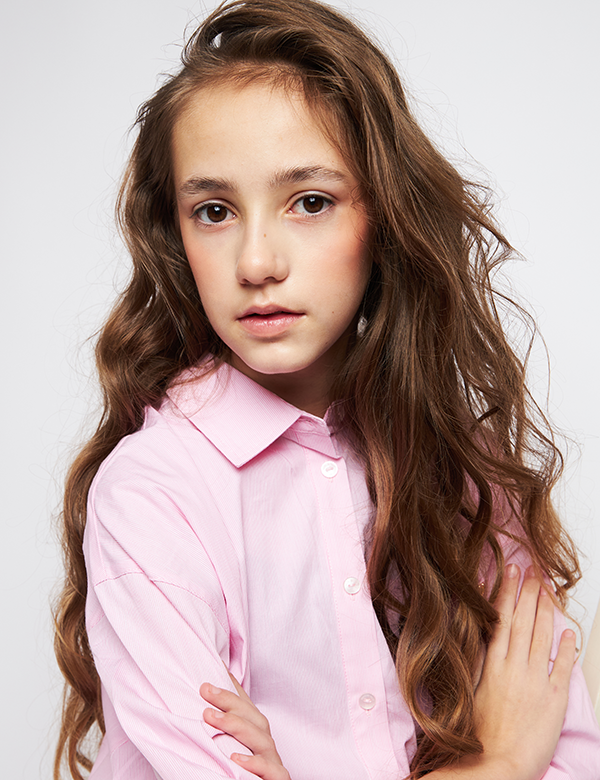 kindermodel bruin haar Lizzy