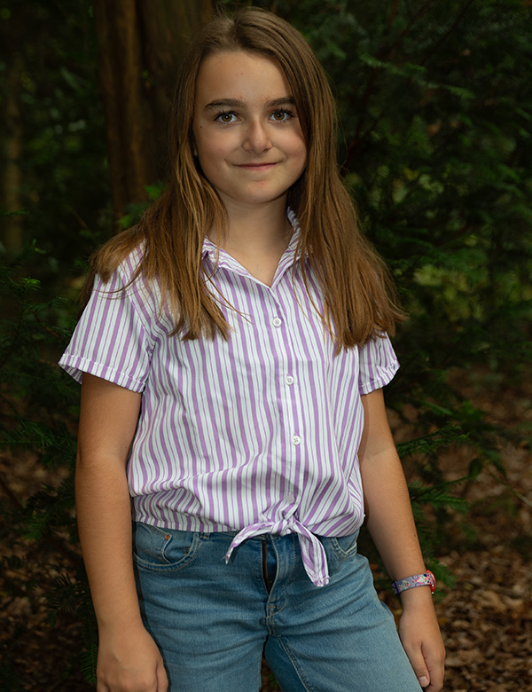 Kindermodel met licht bruin haar Louise