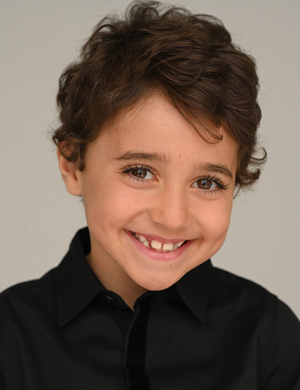 Kindermodel bruin haar lucas