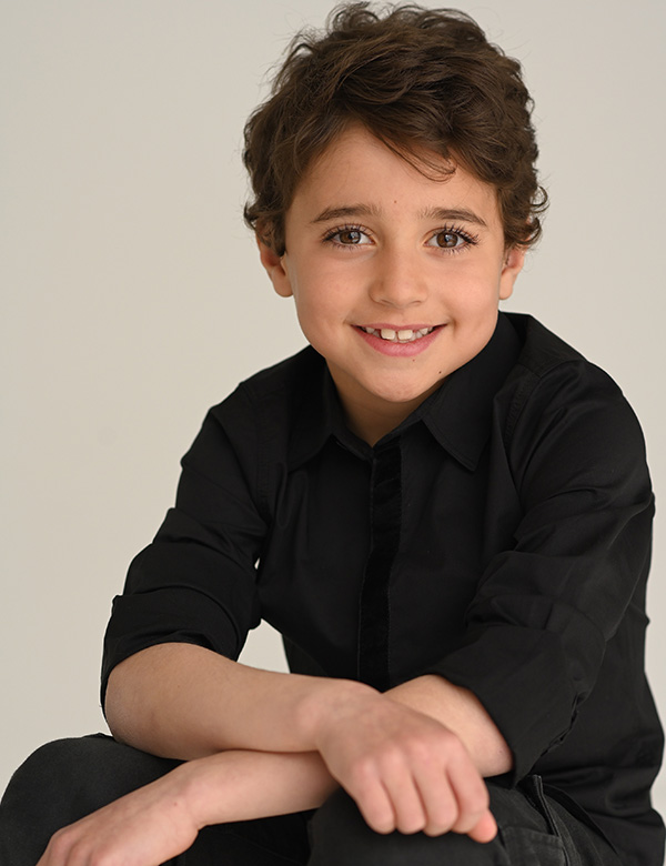 Kindermodel bruin haar Lucas