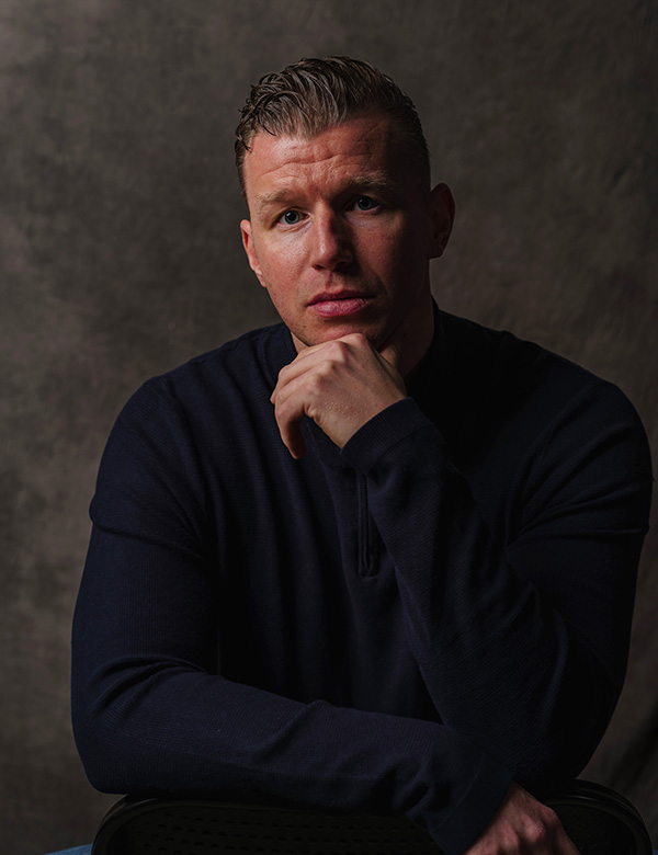 mannelijk model Luke V.