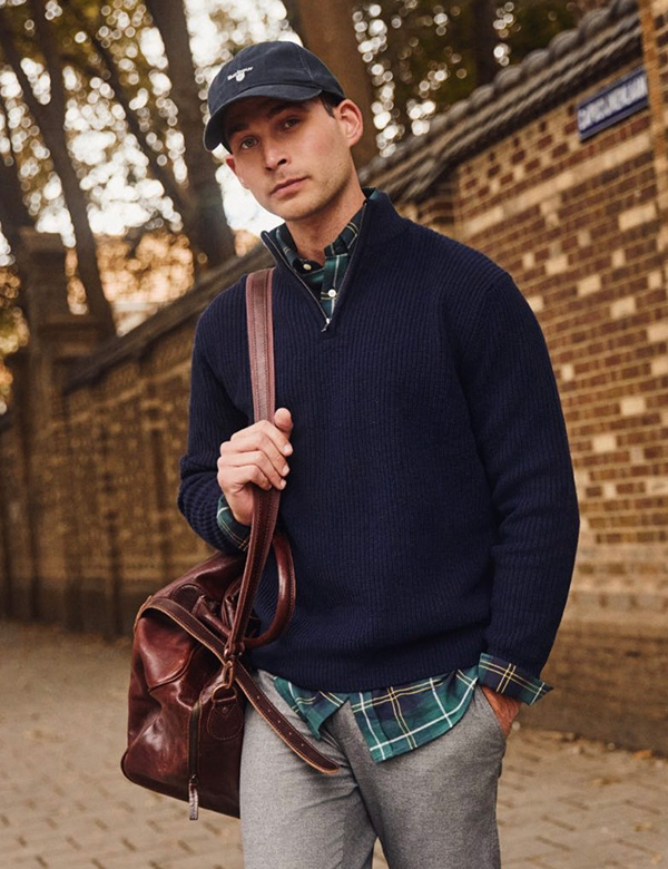 Mannelijk model met bruin haar Luuk Z.