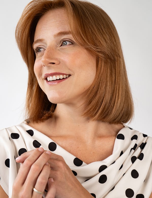 Vrouwelijk model met rood haar Maaike W.