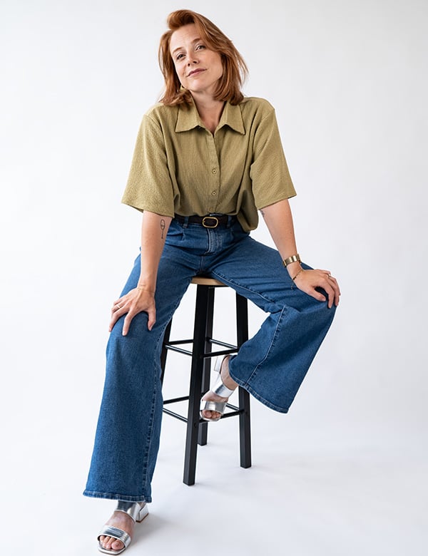 Vrouwelijk model met rood haar Maaike W.