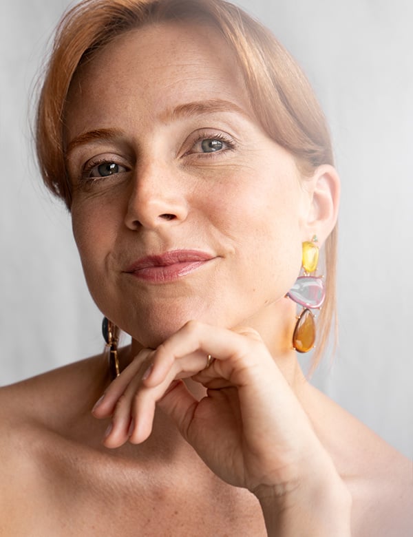 Vrouwelijk model met rood haar Maaike W.