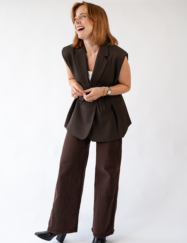 Vrouwelijk model met rood haar Maaike W.