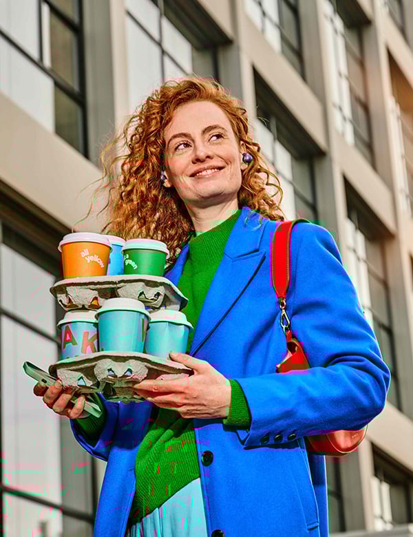 Vrouwelijk model met rood haar Madeleine