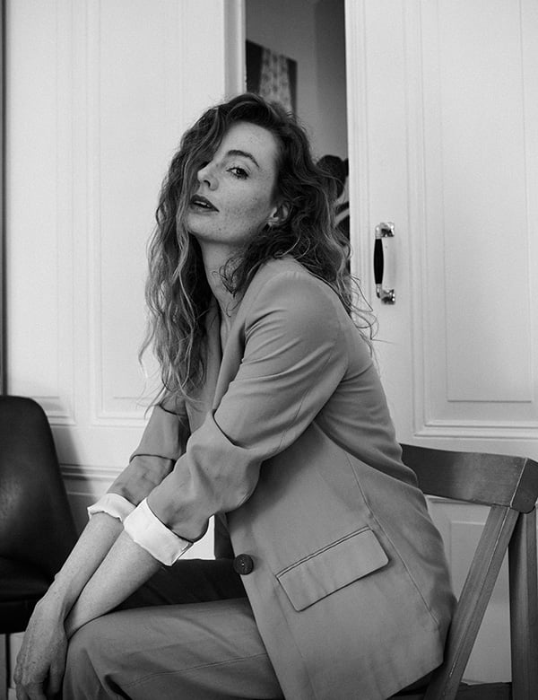 Vrouwelijk model met rood haar Madeleine