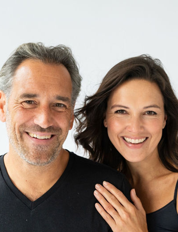 Koppel modellen magriet en okke.