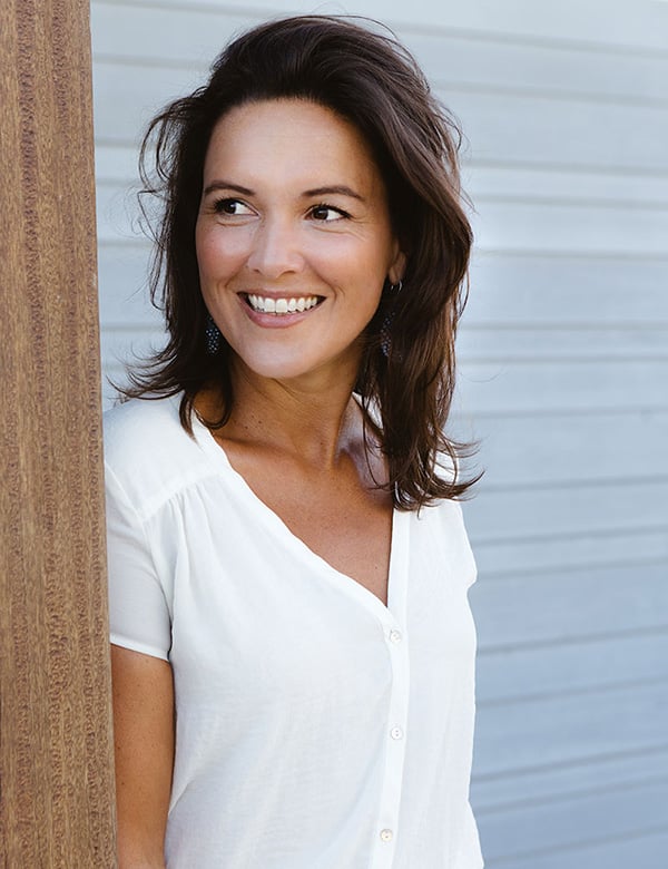 Vrouwelijk model met bruin haar Margriet