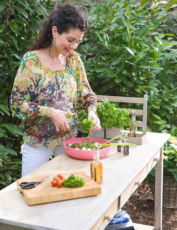 Vrouwelijk model met bruin haar Marieke V.