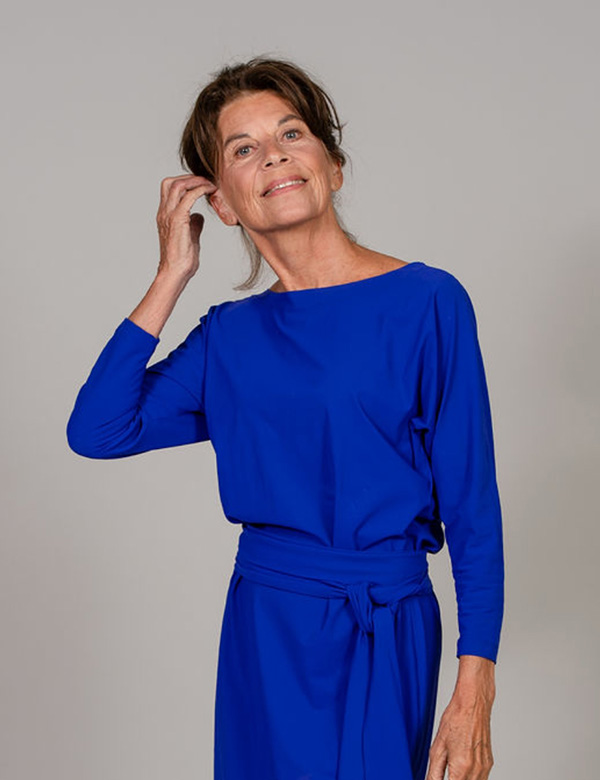 Vrouwelijk model met bruin haar Mariette