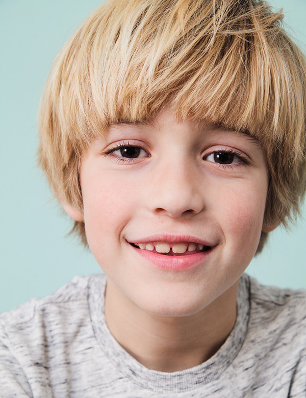 Kindermodel blond matteo